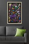 Minecraft - Mobbery Wall Poster, 34L" x 22.4W", Blonde Framed Version