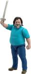 A Minecraft Movie Large-Scale 12" Inch Posable Steve Action Figure Toy (NEW)