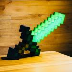 Minecraft Diamond Sword Light Paladone 16” LED Wall Mount Lamp New