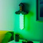Minecraft Diamond Sword Light Paladone 16” LED Wall Mount Lamp New