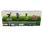Minecraft Character Figures 4-Pack Ender Dragon Steve Creeper Pig NIB