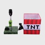 Minecraft TNT Table Lamp (Includes LED Light Bulb)