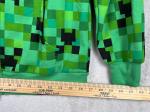 Minecraft Creeper Jacket Hoodie Mask Hood Large L Boy Girl NEW Zip Halloween NWT