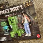 Mattel Minecraft Woodland Mansion Throwdown 4-Pack Action Figure Set (2025) NEW