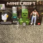 Mattel Minecraft Woodland Mansion Throwdown 4-Pack Action Figure Set (2025) NEW