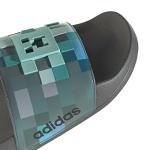 adidas Unisex-Adult Adilette Shower - Minecraft, Grey/Grey/Grey, 7