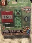 4 Minecraft Series 1 Action Figures: Overworld Enderman, Steve, Creeper, Zombie