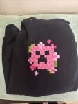 Minecraft X Very Cool Shirtz Blossom Creeper Hoodie Oversized Black 2XL NWT