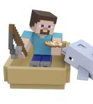 Mattel Minecraft Treasure Hunt Adventure Pack, 3.25-in Action Figures Steve,