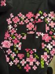 Minecraft X Very Cool Shirtz Blossom Creeper Hoodie Oversized Black 2XL NWT