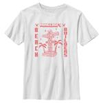 Boy's Minecraft Beach Builders Monocolor T-Shirt - White - Small