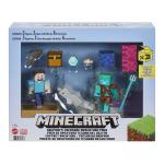Mattel Minecraft Treasure Hunt Adventure Pack, 3.25-in Action Figures Steve,