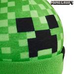 Minecraft Creeper Beanie Hat and Gloves Set