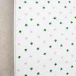Minecraft Official Single Fitted Sheet | Grids Design | Designed for Single Bed | Soft Polyester with Elastic Edge | Perfect for Nursery | Green and White