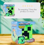 Paladone Minecraft Creeper Desk Light w Sound LED Night Light 4” New