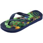 Kids' Minecraft Top Flip Flops Navy Blue