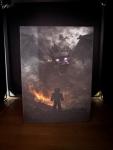 Minecraft Steve & Ender Dragon LED Light Box 5x7 – Wall Decor for Gamers & Fans