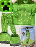 Minecraft Prestige Creeper Halloween Child Costume Med. age 7 New in Package 3pc