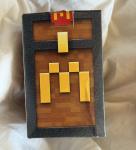 MCDONALD’S MINECRAFT MOVIE ADULT MEAL TOY ZOMBIE HAMBURGLAR & UNUSED CODE CARD