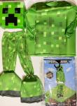 Minecraft Prestige Creeper Halloween Child Costume Med. age 7 New in Package 3pc