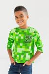 Minecraft Creeper Boys' Long Sleeve T-Shirt 2-Pack