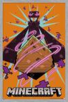 Trends International Minecraft - Enderman Wall Poster, 22.4L x 14.7W, Gray Framed Version