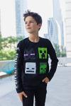 Minecraft Creeper Boys' Long Sleeve T-Shirt 2-Pack