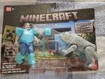Minecraft Movie Man’s Best Wolf – Steve & Wolf 4" Figures – New