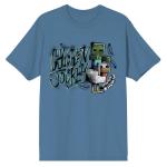 Minecraft Chicken Jockey Men's Crew Neck Short Sleeve T-Shirt-Large