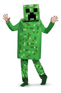 Creeper Deluxe Minecraft Costume - Medium Size
