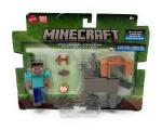 Mattel Minecraft Action Figures & Accessories 2-Pack, Steve & Donkey-NEW/OTHER