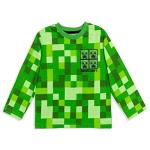 Minecraft Creeper Boys' Long Sleeve T-Shirt 2-Pack