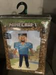 Minecraft Costume Steve Kids Large Size 10-12