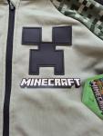 Minecraft Boys Active Zip Up Hoodie Matte Green Size XL 14/16 NEW