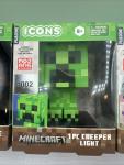Minecraft Paladone Icons Lot of 3 Steve, Creeper, Axolotl Lights