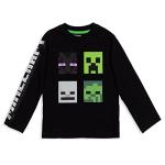 Minecraft Creeper Boys' Long Sleeve T-Shirt 2-Pack