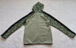 Minecraft Boys Active Zip Up Hoodie Matte Green Size XL 14/16 NEW