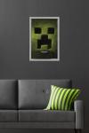 A Minecraft Movie - Creeper Teaser One Sheet Wall Poster, 22.4L" x 14.7W", Gray Framed Version