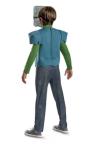 Minecraft Movie Zombie Costume Kids Sz M 7-8 Glow In The Dark Mask Costume NWOT