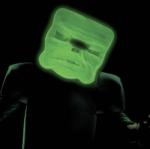 Minecraft Movie Zombie Costume Kids Sz M 7-8 Glow In The Dark Mask Costume NWOT