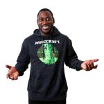 Minecraft Retro Creeper Premium Adult Hoodie