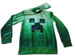Youth Size Small Minecraft Green Creeper Hoodie New Pullover Unisex 