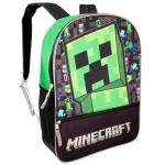 Minecraft Boys' Backpack Bundle with Stickers & Bottle
