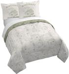 Jay Franco Kids Duvet Cover Set with Sham & Pillowcase – Ultra-Soft Bedding for Room Decor, Cover ONLY Comforter NOT Included, White - Minecraft, 3 Piece King