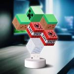 Minecraft Smart Wall Lights, 6 LED RGB Panels with Creeper, TNT and Grass Blocks