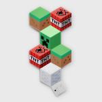 Minecraft Smart Wall Lights, 6 LED RGB Panels with Creeper, TNT and Grass Blocks