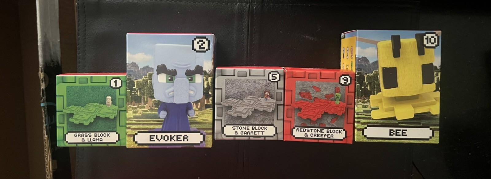 McDonald's Minecraft Toys 2025 All New Individual lot (27 pieces)