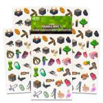 Minecraft Boys' Backpack Bundle with Stickers & Bottle