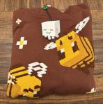 Very Cool X Minecraft Brown Bee Hoodie Men’s Medium Official Authentic