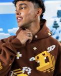 Very Cool X Minecraft Brown Bee Hoodie Men’s Medium Official Authentic